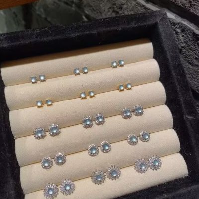 天然翡翠ピアス