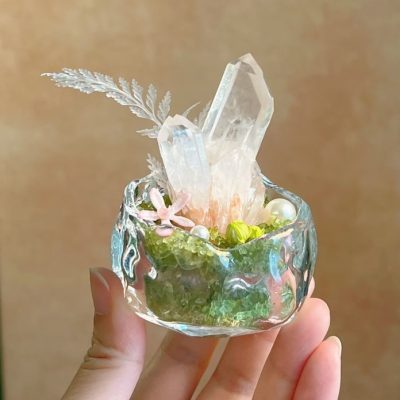 手作り天然石盆栽ちゃん！