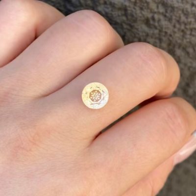 シトリン雪の花切り8mm